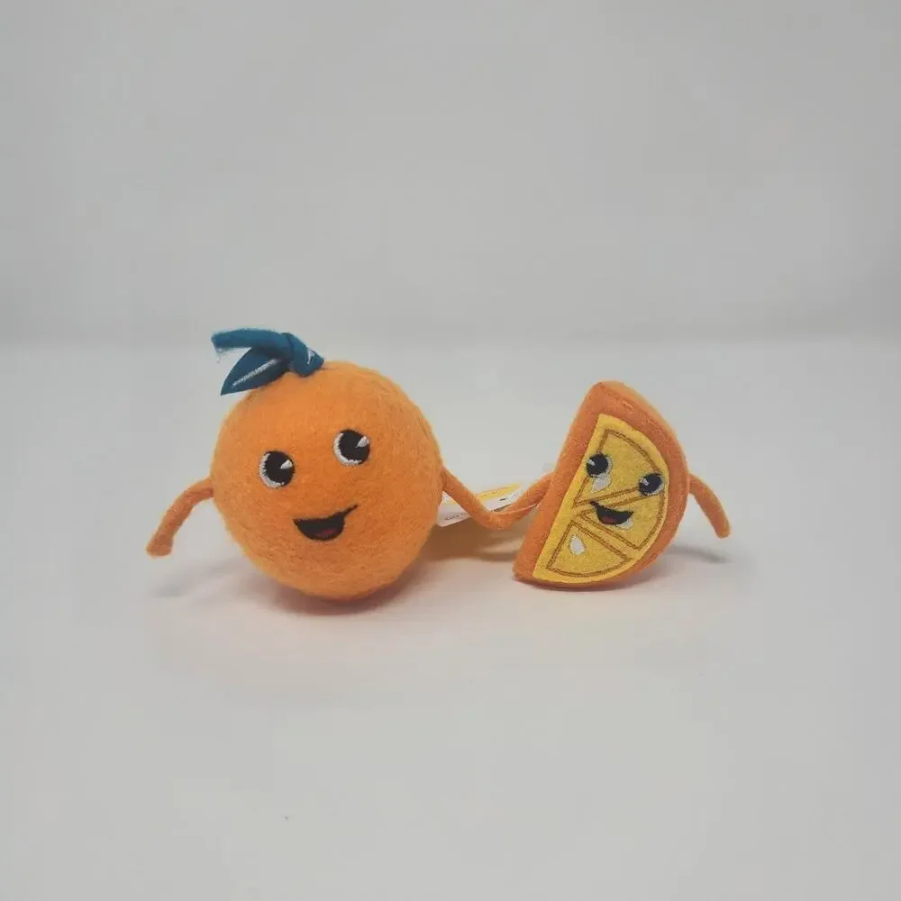 Orange and Orange Slice Felt Duo